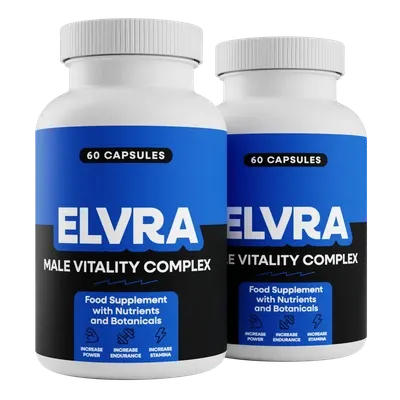 Elvra Male Vitality Complex, 2 pakken met 60 capsules
